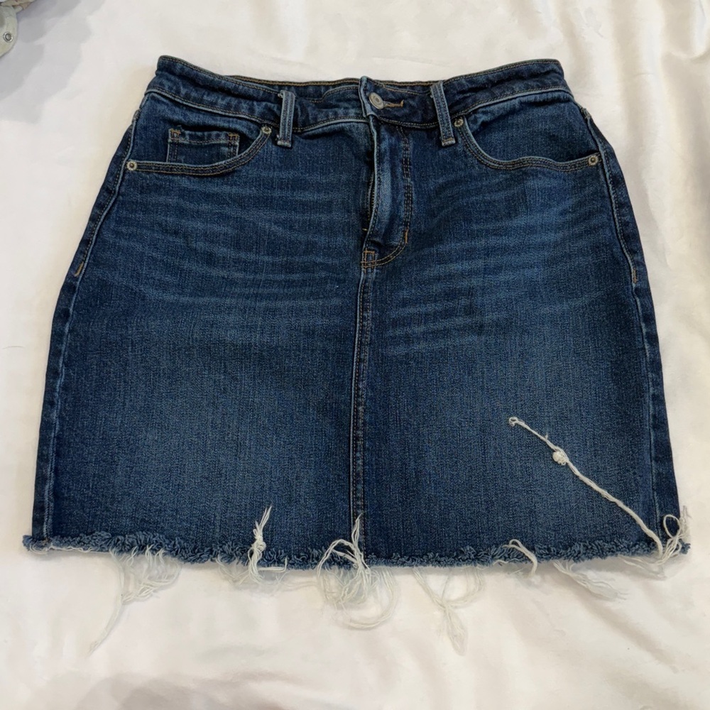 3/$16!!Old Navy Blue Denim Skirt
